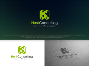 Logo Design by artswolf for Hunt Consulting PC | Design: #20452599