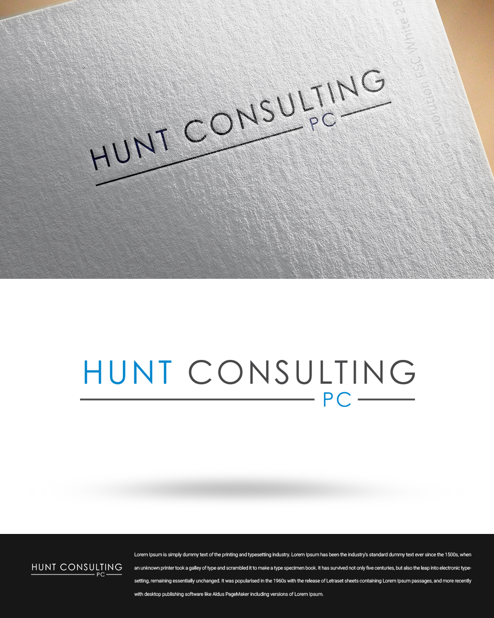 Diseño de Logo por zingodesigns258 para Hunt Consulting PC | Diseño #20430824