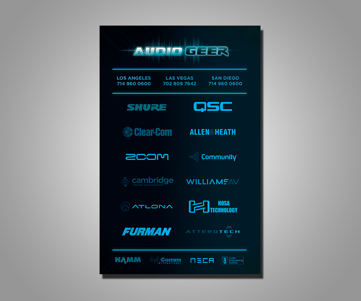 Stationery Design by Nuwan Sameera for Audio Geer, Inc | Design #20414327