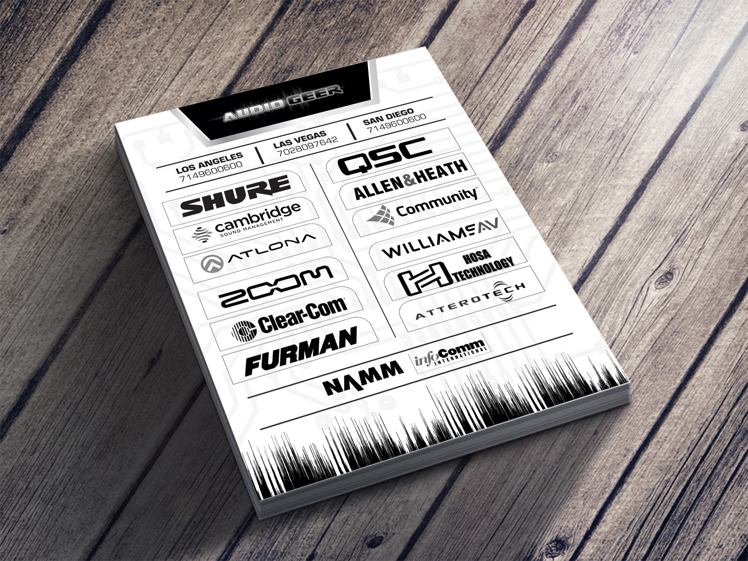 Design de Papeterie par Aurora:) pour Audio Geer, Inc | Design #20419191