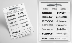 Audio Geer Linecard 2019 | Diseño de Papelería por SyncFuse™ Solutions