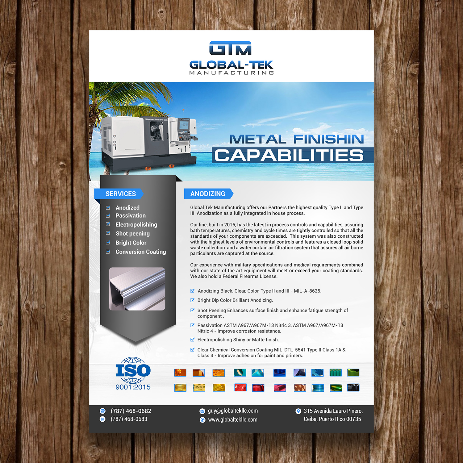 Flyer Design by debdesign for Global-Tek Manufacturing LLC | Design #20419162