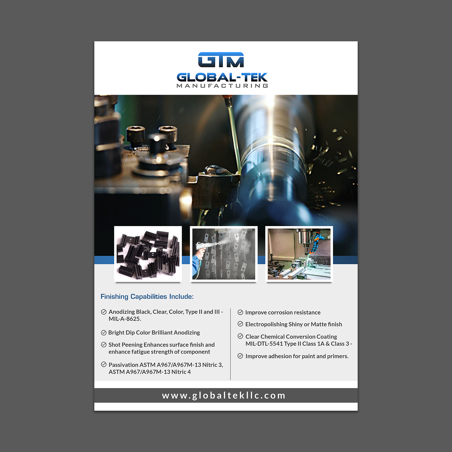 Flyer Design by debdesign for Global-Tek Manufacturing LLC | Design #20420515