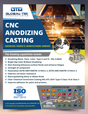 Global-Tek Manufacturing Finishing Capabilities  | Flyer-Design von TSU Creations