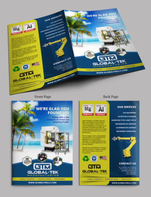 Global-Tek Manufacturing Finishing Capabilities  | Diseño de Flyer por SAI DESIGNS