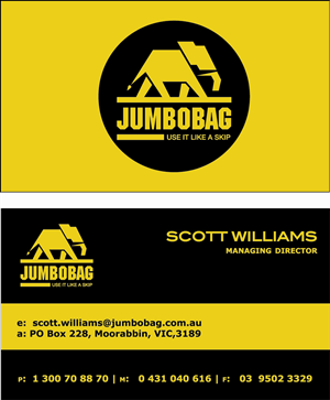 Business Card Design by Kateryna T for jumbobag | Design: #60876