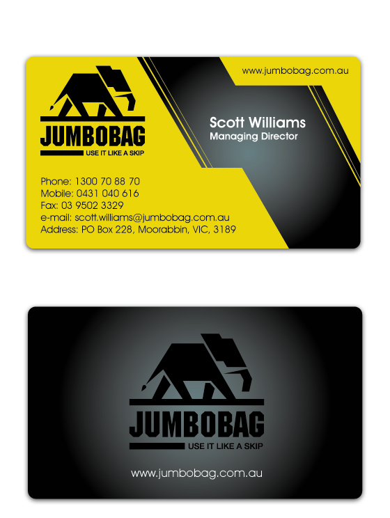 Visitenkarten-Design von Yazy-Design Solutions für jumbobag | Design #59954