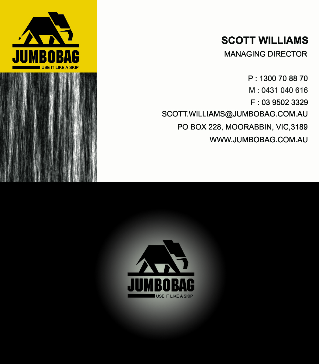 Business Card Design by DDG for jumbobag | Design #57808