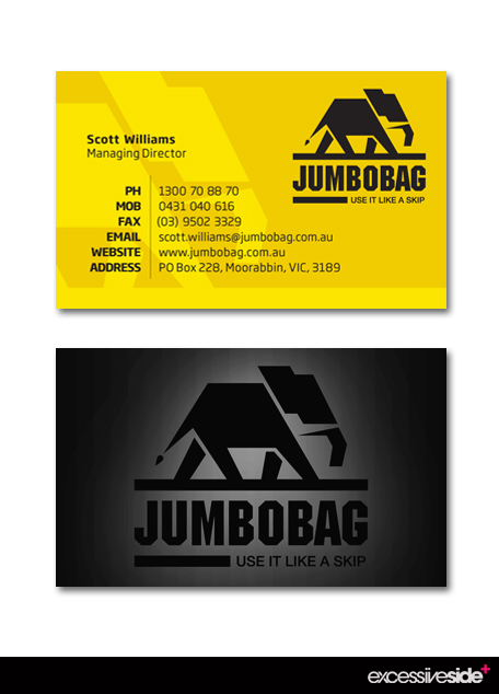 Business Card Design by excessiveside+ for jumbobag | Design #57115
