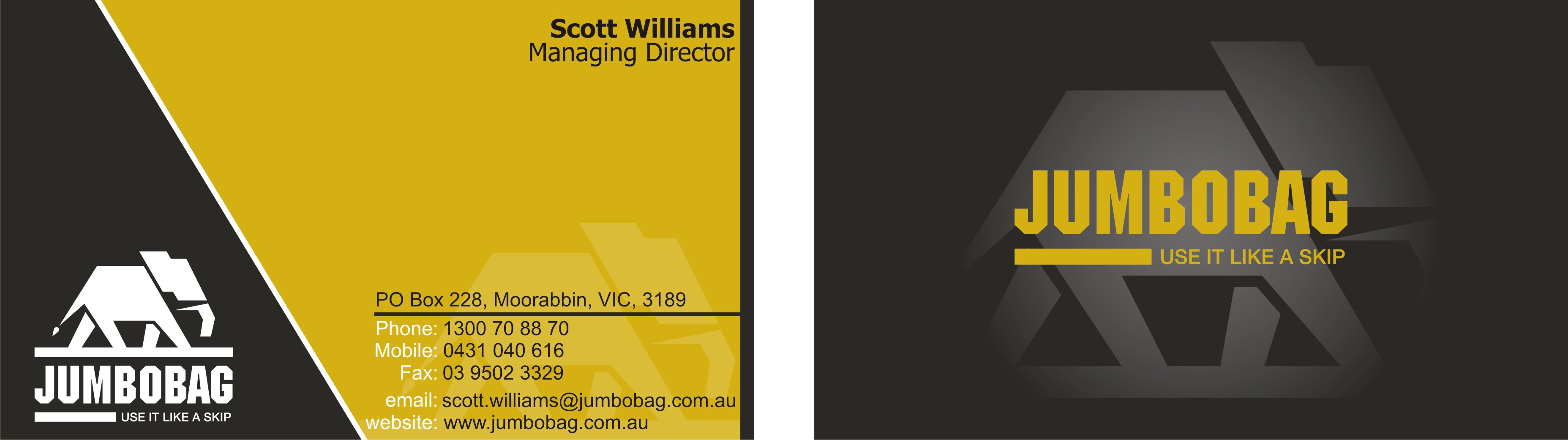 Business Card Design by avdhesh for jumbobag | Design #56895
