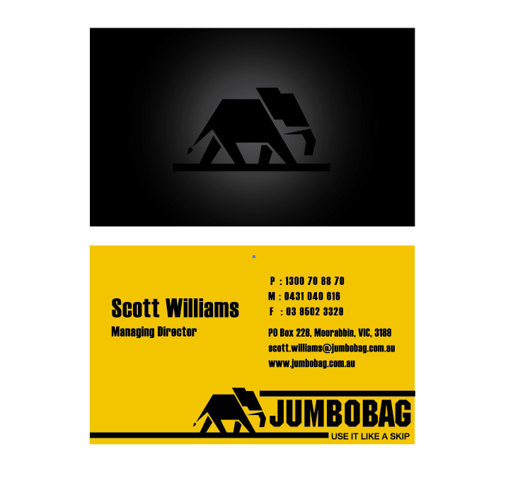 Business Card Design by Blue Ginger for jumbobag | Design #57279