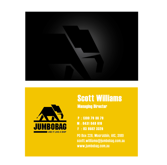 Business Card Design by Blue Ginger for jumbobag | Design #57361