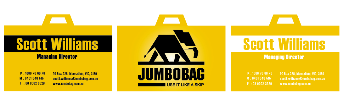 Business Card Design by Blue Ginger for jumbobag | Design #57835
