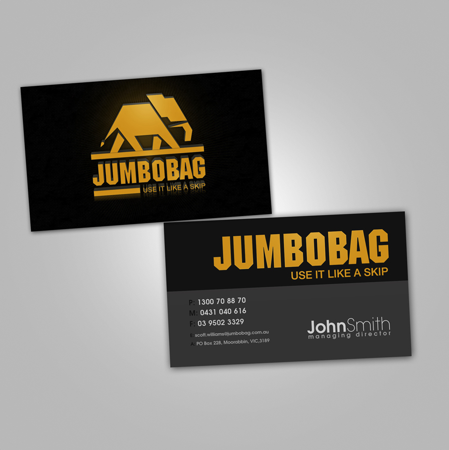 Business Card Design by eyeforui for jumbobag | Design #59371