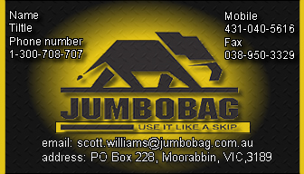 Business Card Design by Olivers Web Designs for jumbobag | Design #60311