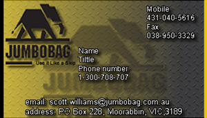 Design de Carte de Visite par Olivers Web Designs pour jumbobag | Design : #60453