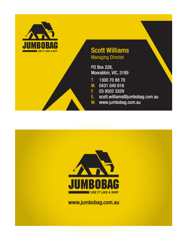 Business Card Design by Freeman Design for jumbobag | Design #56991