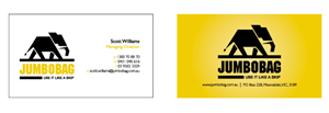 Business Card Design by Like This Design for jumbobag | Design: #59861
