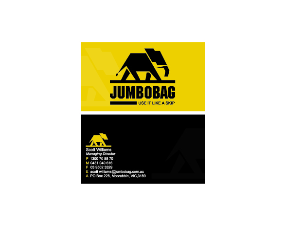 Business Card Design by G Designs for jumbobag | Design #57285