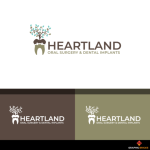 Heartland Oral Surgery and Dental Implants | Logo Design by Graphic Bricks