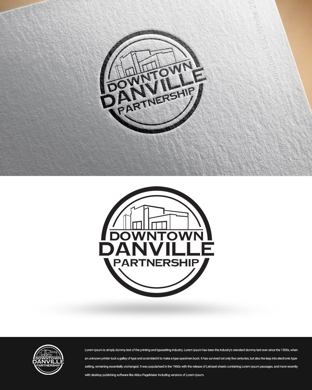 Logo-Design von zingodesigns258 für Downtown Danville Partnership | Design #20430447