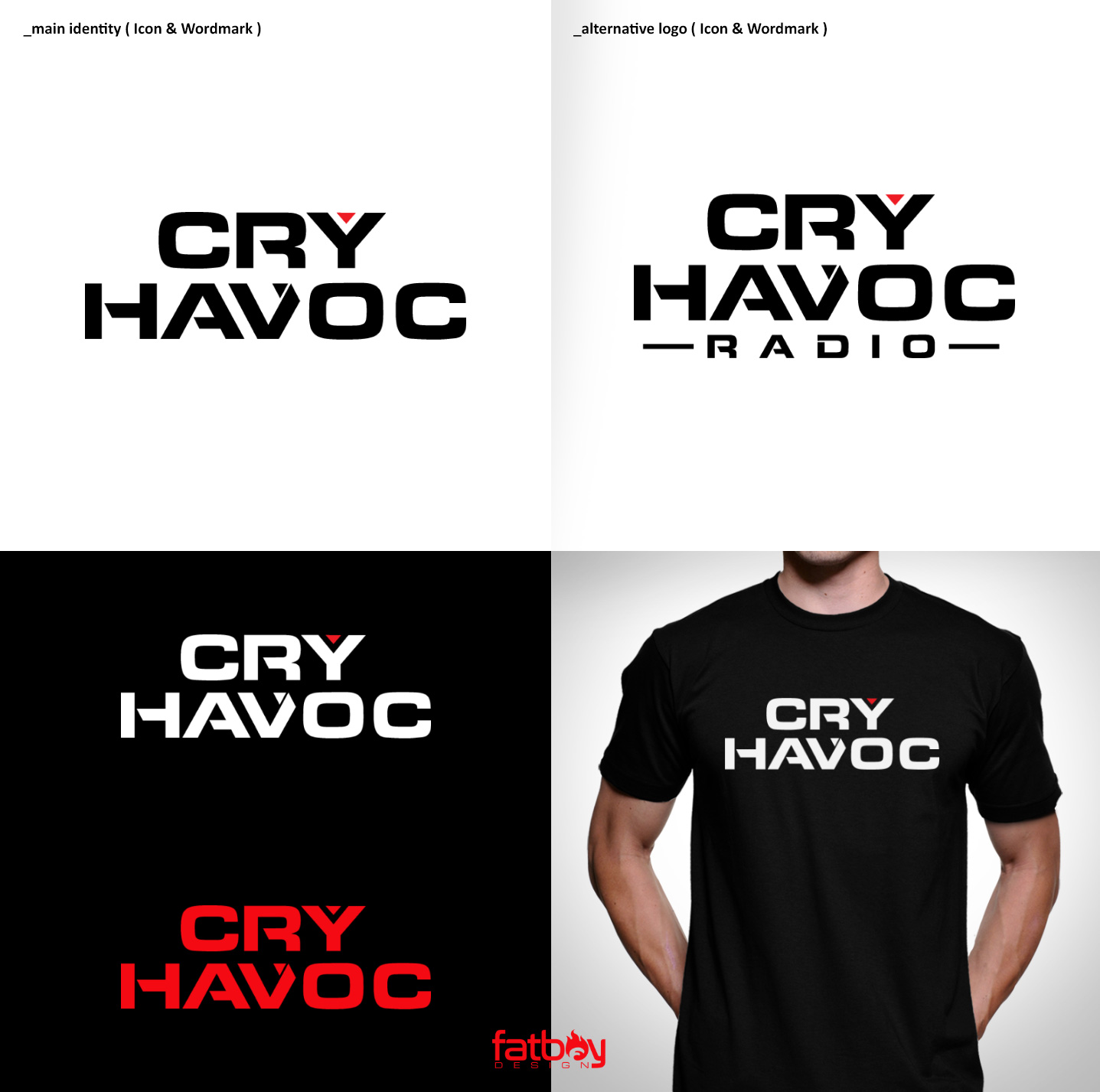 Logo Design by Fatboy Graphic for Cry Havoc Radio | Design: #20464550