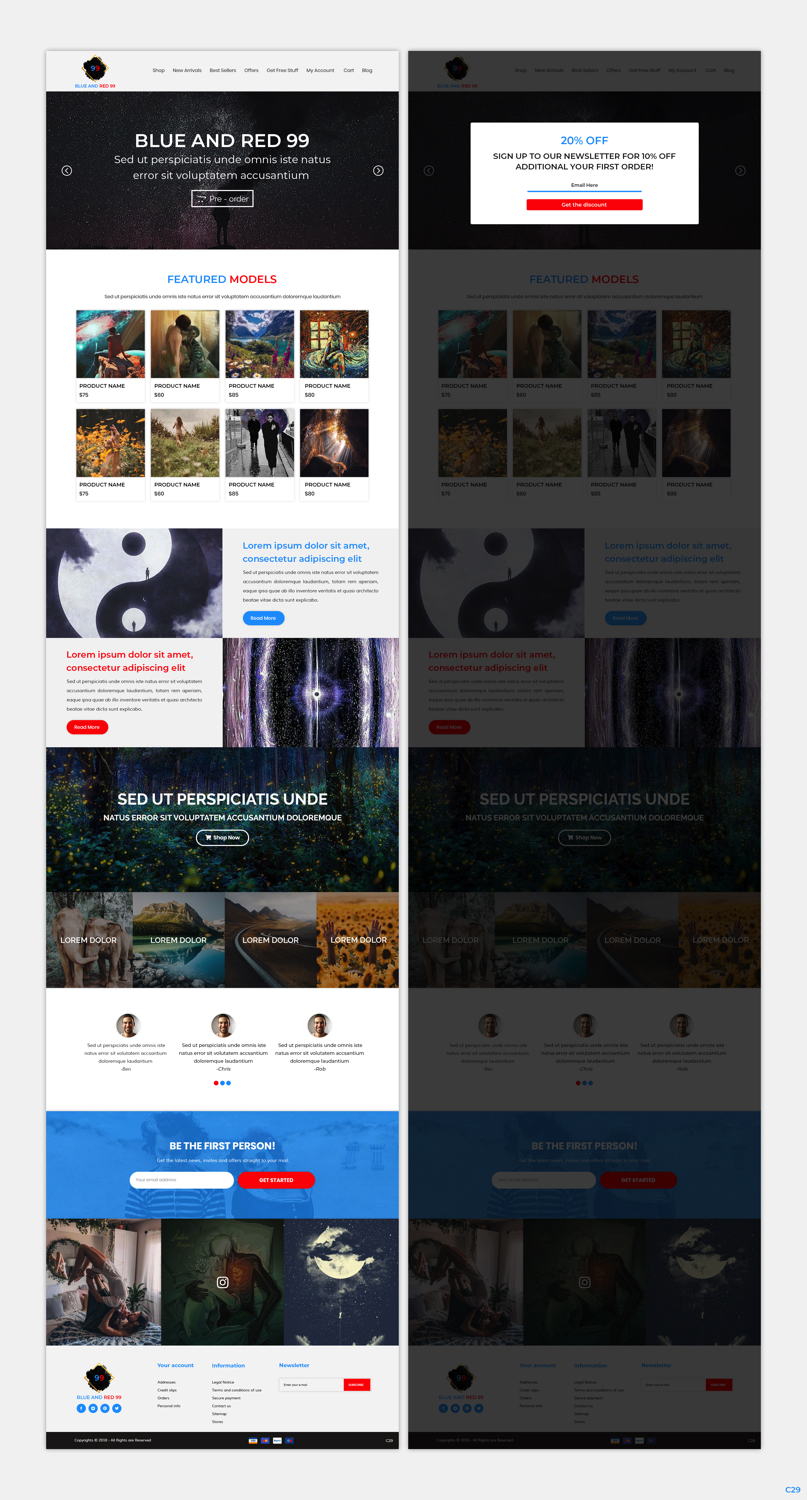 Shopify Design by pb for this project | Design: #20446140
