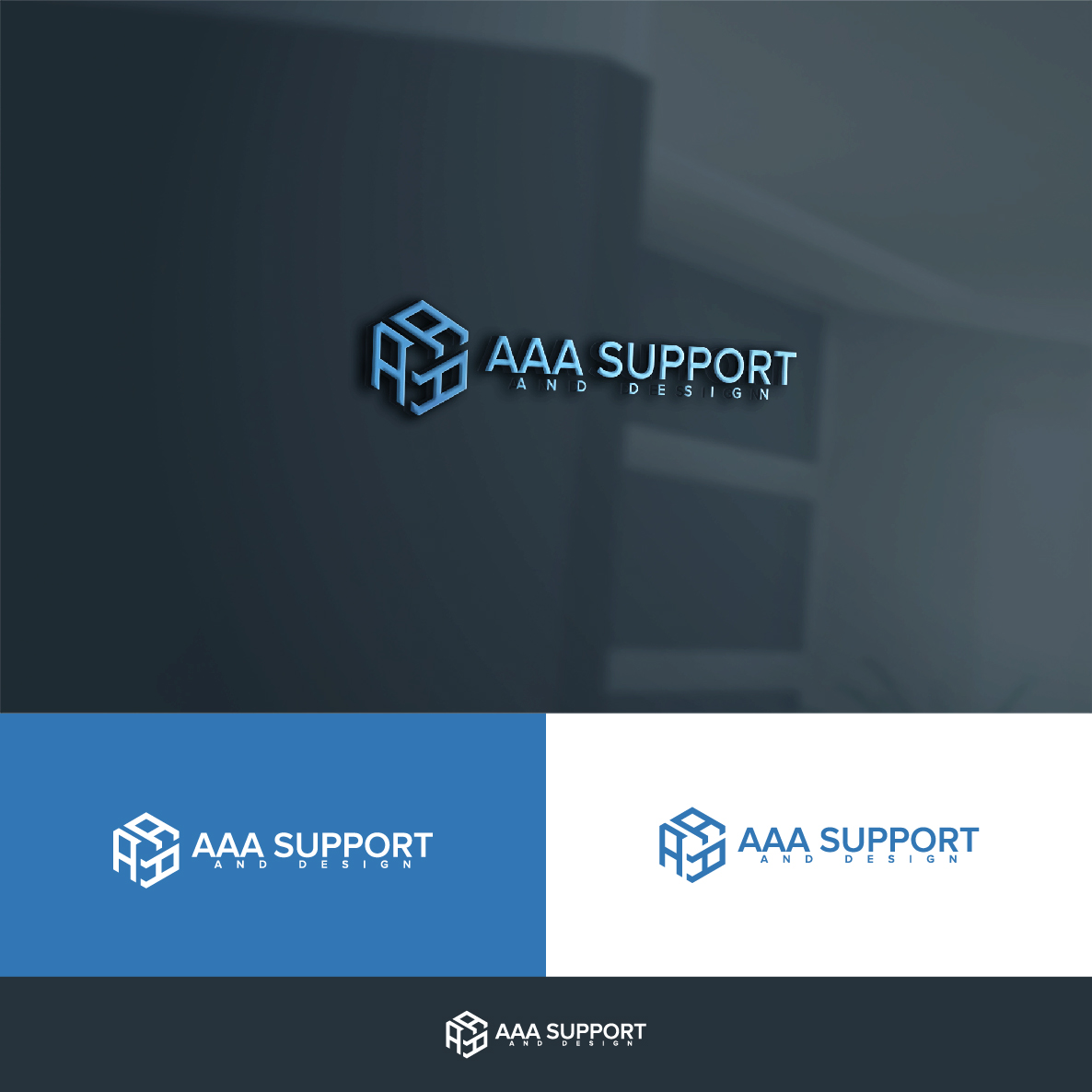 Logo Design by 4tech services for AAA support and design  | Design #20422982