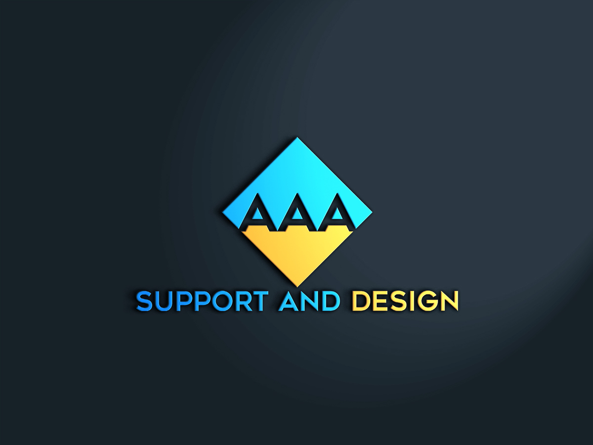 Logo Design by creativerahman82 2 for AAA support and design  | Design #20423745
