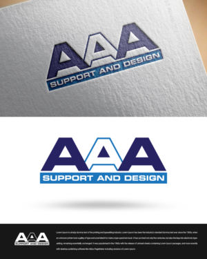 Logo Design by zingodesigns258 for AAA support and design  | Design #20430440