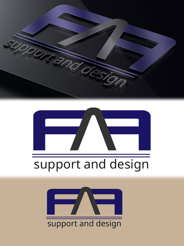 Logo Design by Eleeza Creative 2 for AAA support and design  | Design #20426549