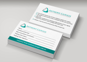 Design de Carte de Visite par Pixi Dust pour Anthony Clough | Design : #20429990