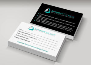 Design de Carte de Visite par Pixi Dust pour Anthony Clough | Design : #20430007