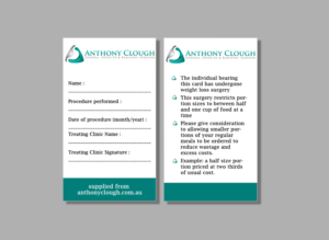 Design de Carte de Visite par Pixi Dust pour Anthony Clough | Design : #20430012