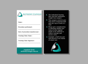 Design de Carte de Visite par Pixi Dust pour Anthony Clough | Design : #20430014