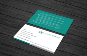 Design de Carte de Visite par Creations Box 2015 pour Anthony Clough | Design : #20426521