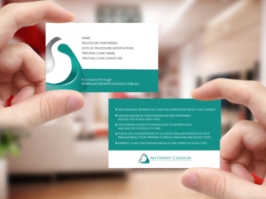 Design de Carte de Visite par Creations Box 2015 pour Anthony Clough | Design : #20426522