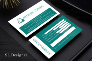 Design de Carte de Visite par SL Designer pour Anthony Clough | Design : #20421819