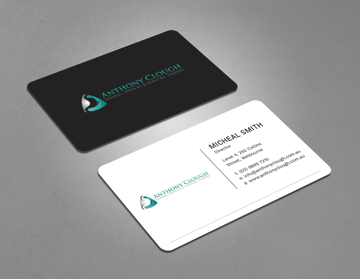 Business Card Design by Tripti Ranjan Gain for Anthony Clough | Design #20424257