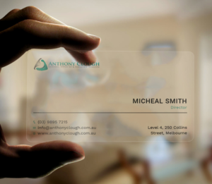 Design de Carte de Visite par Tripti Ranjan Gain pour Anthony Clough | Design : #20424258