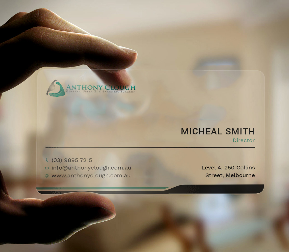 Business Card Design by Tripti Ranjan Gain for Anthony Clough | Design #20424259
