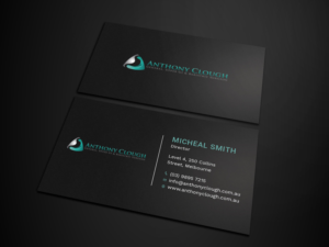 Design de Carte de Visite par Tripti Ranjan Gain pour Anthony Clough | Design : #20424263