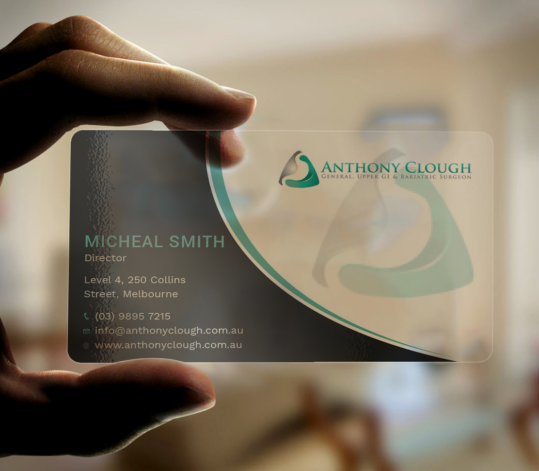 Visitenkarten-Design von Tripti Ranjan Gain für Anthony Clough | Design #20424265
