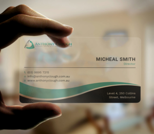 Design de Carte de Visite par Tripti Ranjan Gain pour Anthony Clough | Design : #20424274