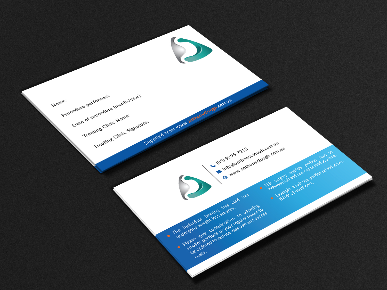 Visitenkarten-Design von Bold Pixels für Anthony Clough | Design #20475828