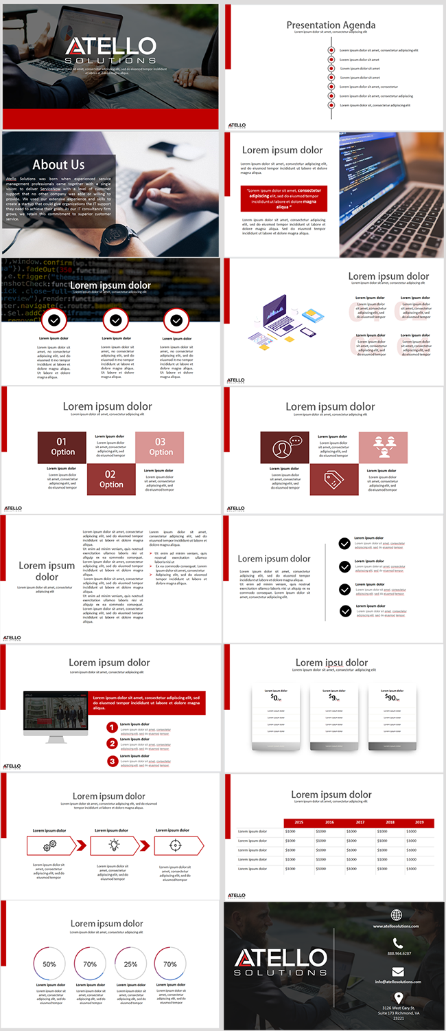 PowerPoint Design by IndreDesign for Atello Solutions | Design #20435242