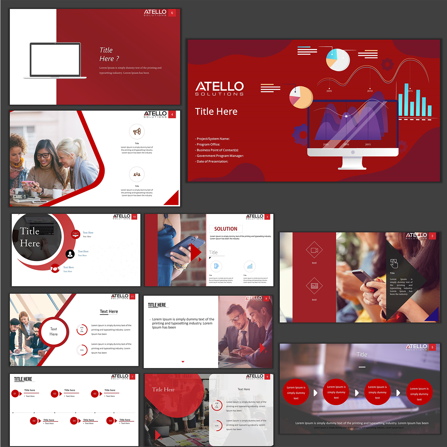 PowerPoint Design by Chathura Lakmal for Atello Solutions | Design #20459131