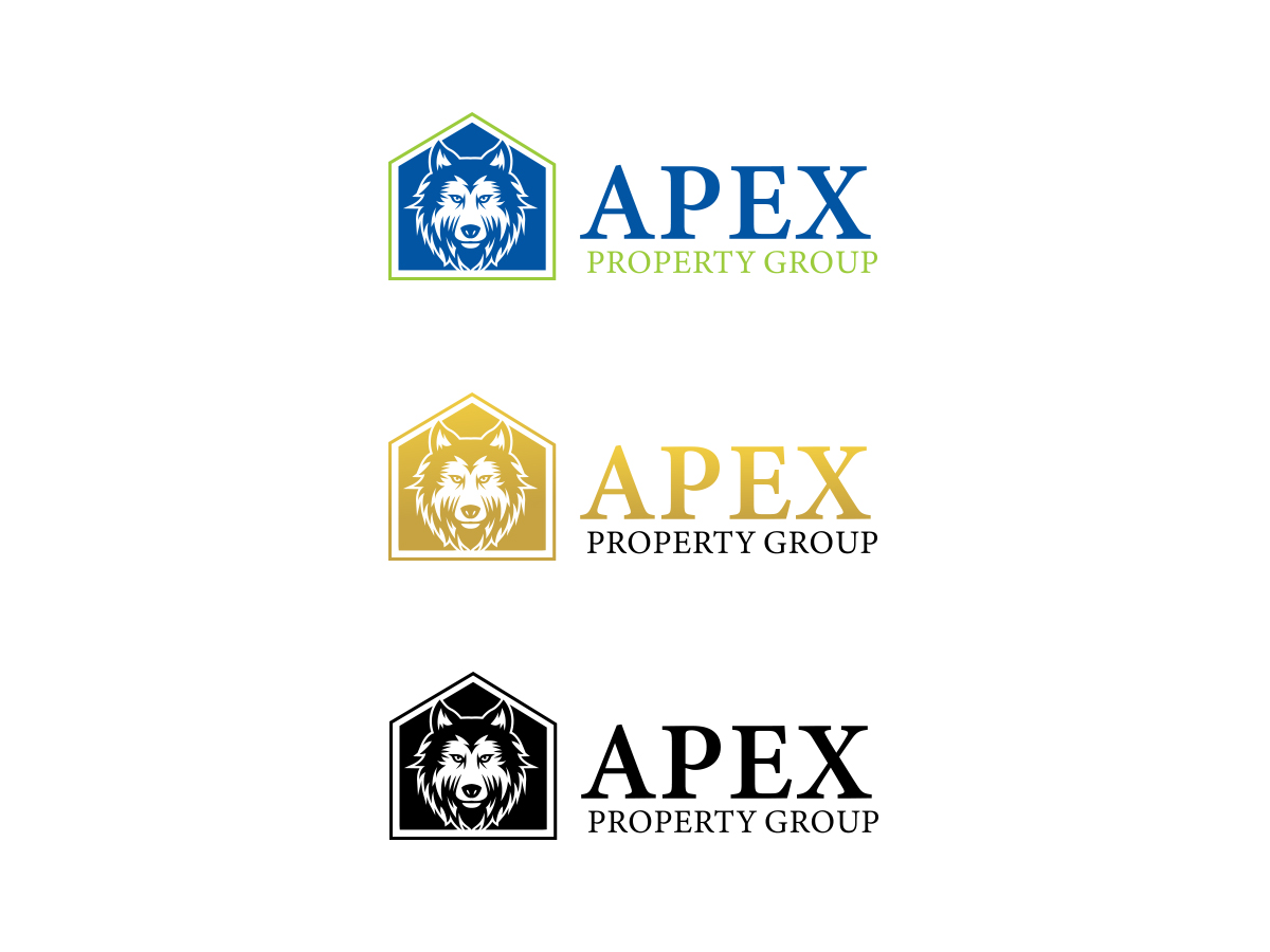 Logo Design by Slant Line Media for Apex Property Group | Design #20429166
