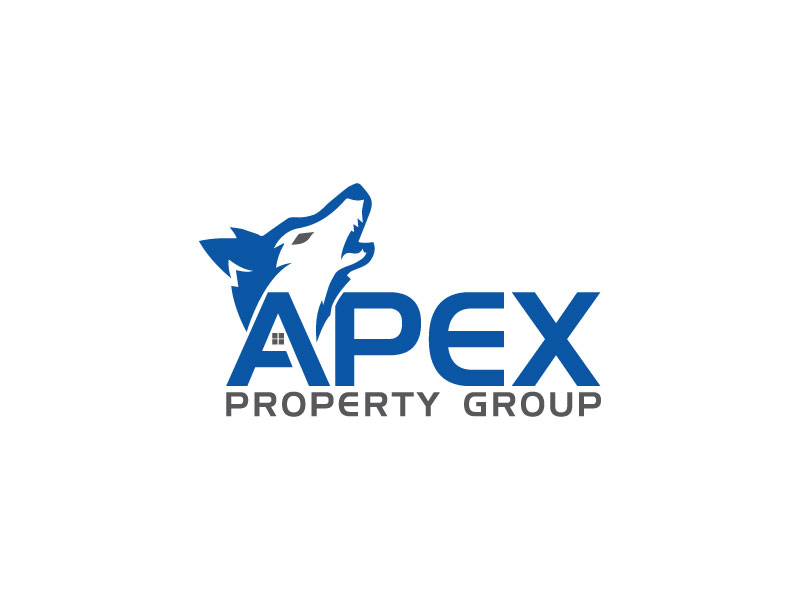 Bold, Masculine, Real Estate Logo Design for Apex Property Group by