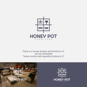 Logo Design by zatsukiki for Honey Pot Furniture Ltd | Design: #20442070